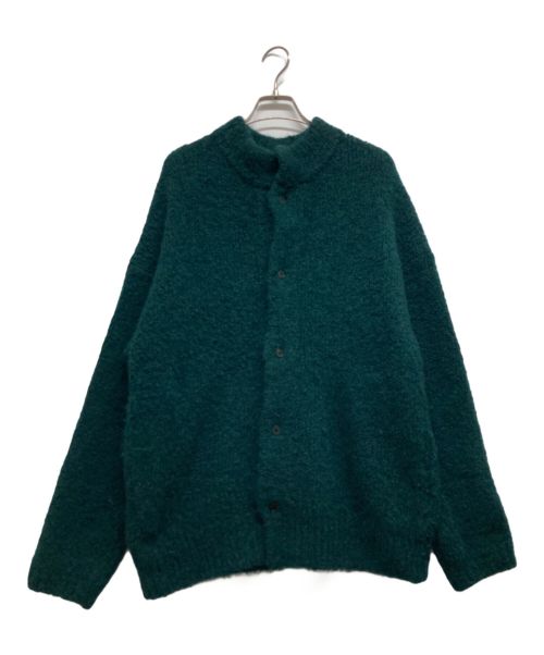 ATON（エイトン）ATON (エイトン) モックネックカーディガン グリーン サイズ:02の古着・服飾アイテム