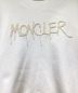 中古・古着 MONCLER (モンクレール) スパンコールロゴクルーネックスウェット ホワイト サイズ:XXL：38000円