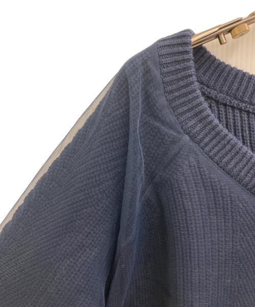 Diagram（ダイアグラム）Diagram (ダイアグラム) オーバーチュールニットトップ ネイビー サイズ:36 未使用品の古着・服飾アイテム
