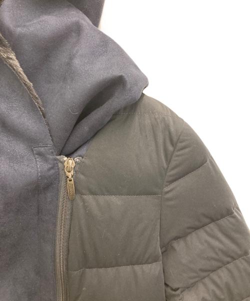 YOSOOU（ヨソオウ）YOSOOU (ヨソオウ) フェイクムートンダウンコート ネイビー サイズ:3 未使用品の古着・服飾アイテム