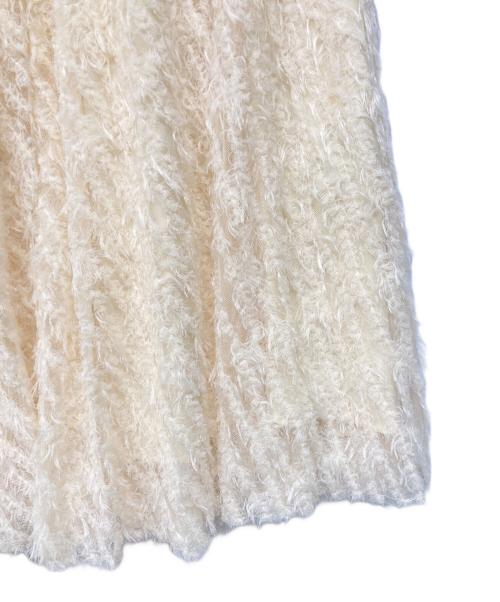 Diagram（ダイアグラム）Diagram (ダイアグラム) フェザーチュールプリーツスカート アイボリー サイズ:36の古着・服飾アイテム