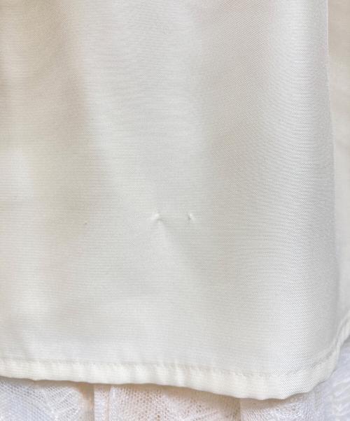 Diagram（ダイアグラム）Diagram (ダイアグラム) フェザーチュールプリーツスカート アイボリー サイズ:36の古着・服飾アイテム