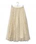 Diagram (ダイアグラム) フェザーチュールプリーツスカート アイボリー サイズ:36：7000円