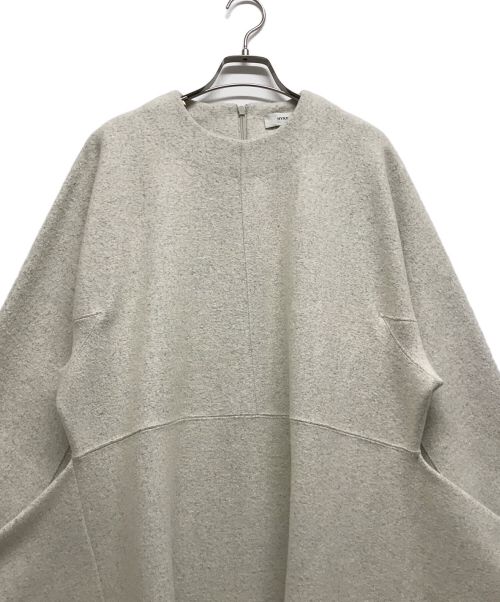 HYKE（ハイク）HYKE (ハイク) クルーネックスクエアドレス ホワイト サイズ:1の古着・服飾アイテム