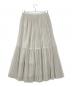 BALLSEY (ボールジィ) ラメチュール ティアードプリーツスカート ライトグレー サイズ:36：5000円