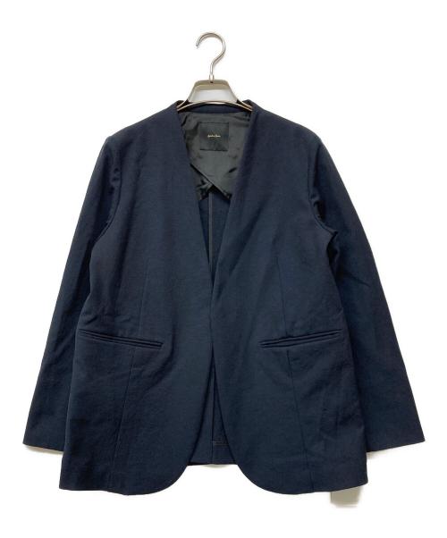 Spick and Span（スピック＆スパン）Spick and Span (スピックアンドスパン) リネンライクノーカラージャケット ネイビー サイズ:38の古着・服飾アイテム