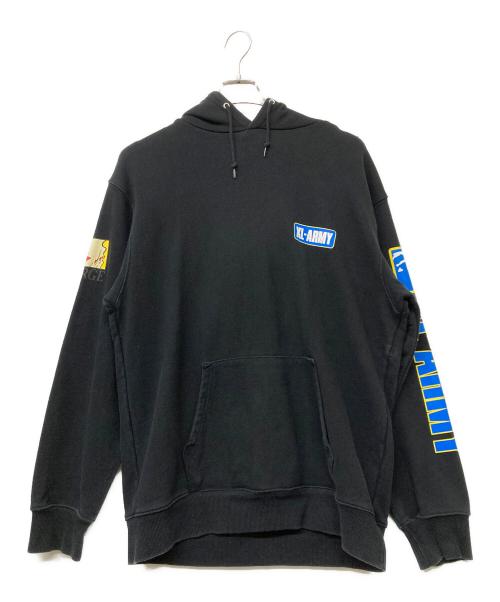 X-LARGE（エクストララージ）X-LARGE (エクストララージ) プルオーバーパーカー ブラック サイズ:Lの古着・服飾アイテム