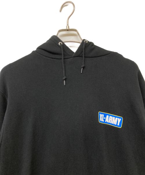 X-LARGE（エクストララージ）X-LARGE (エクストララージ) プルオーバーパーカー ブラック サイズ:Lの古着・服飾アイテム
