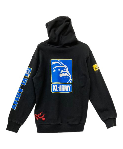 X-LARGE（エクストララージ）X-LARGE (エクストララージ) プルオーバーパーカー ブラック サイズ:Lの古着・服飾アイテム