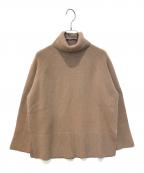 theoryセオリー）の古着「カシミヤタートルネックニット　01-2301716-325-902」｜キャメル