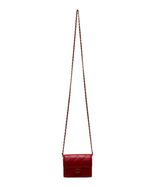 CHANEL（シャネル）CHANEL (シャネル) クラシック チェーンクラッチ ショッキングピンクの古着・服飾アイテム