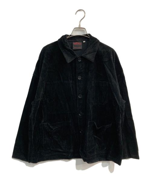 VETRA（ベトラ）VETRA (ベトラ) コーデュロイカバーオール ブラック サイズ:44の古着・服飾アイテム