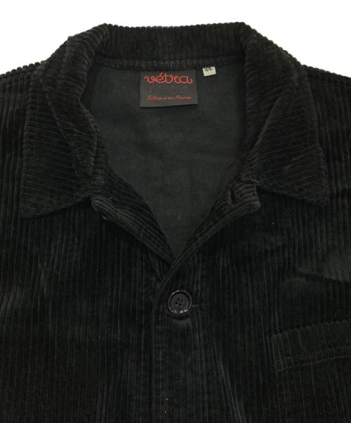 VETRA（ベトラ）VETRA (ベトラ) コーデュロイカバーオール ブラック サイズ:44の古着・服飾アイテム