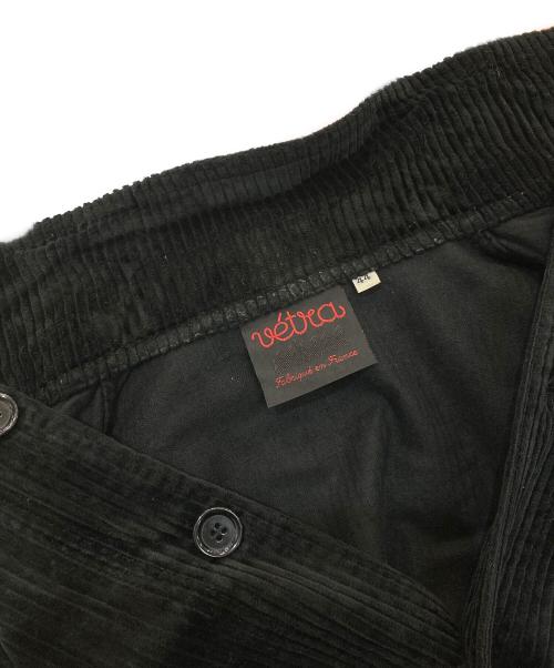 VETRA（ベトラ）VETRA (ベトラ) コーデュロイカバーオール ブラック サイズ:44の古着・服飾アイテム
