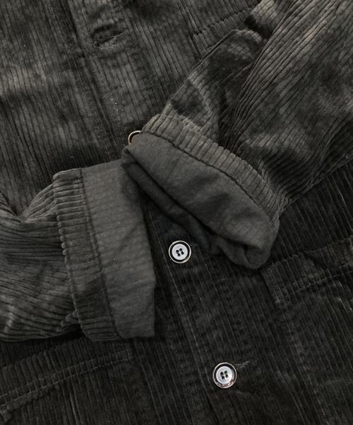 VETRA（ベトラ）VETRA (ベトラ) コーデュロイカバーオール ブラック サイズ:44の古着・服飾アイテム