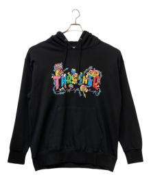 THRASHER（スラッシャー）の古着「プルオーバーパーカー」｜ブラック
