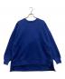 ENFOLD（エンフォルド）の古着「ダンボールサイドベンツプルオーバー」｜ブルー