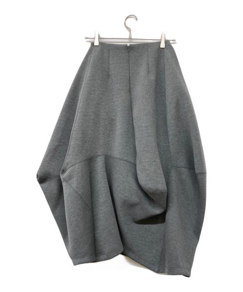 nagonstans（ナゴンスタンス）nagonstans (ナゴンスタンス) ダンボール立体ドレープスカート チャコールグレー サイズ:Sの古着・服飾アイテム