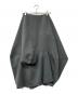 nagonstans（ナゴンスタンス）の古着「ダンボール立体ドレープスカート」｜チャコールグレー