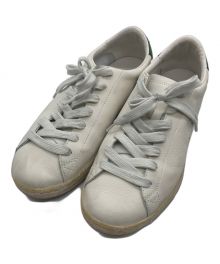 LACOSTE（ラコステ）の古着「レザースニーカー」｜ホワイト