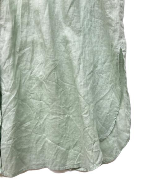 URBAN RESEARCH DOORS（アーバンリサーチドアーズ）URBAN RESEARCH DOORS (アーバンリサーチドアーズ) リネンギャザーワンピース グリーン サイズ:Sの古着・服飾アイテム