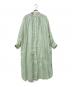 URBAN RESEARCH DOORS（アーバンリサーチドアーズ）の古着「リネンギャザーワンピース」｜グリーン