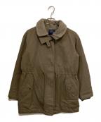 HUMAN WOMANヒューマンウーマン）の古着「コットンギャバモッズコートボアライナー付」｜カーキ