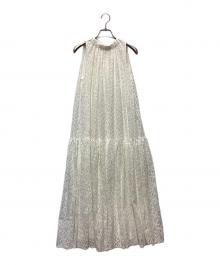 rienda（リエンダ）の古着「アメスリレースティアードOP」｜ホワイト