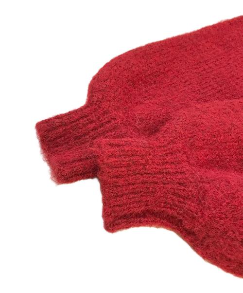 HER LIP TO（ハーリップトゥ）Her lip to (ハーリップトゥ) Back Ribbon Knit Pullover　1234202104 レッド サイズ:Fの古着・服飾アイテム