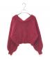 Her lip to（ハーリップトゥ）の古着「Back Ribbon Knit Pullover　1234202104」｜レッド