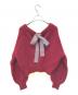 Her lip to (ハーリップトゥ) Back Ribbon Knit Pullover　1234202104 レッド サイズ:F：6000円
