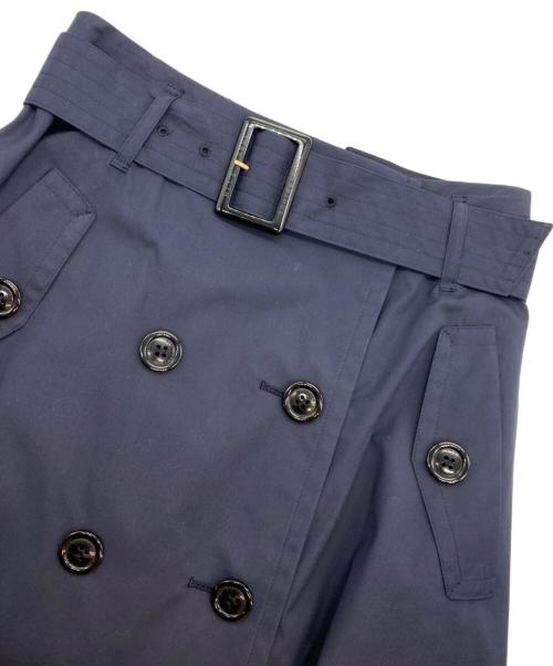 BLUE LABEL CRESTBRIDGE（ブルーレーベルクレストブリッジ）BLUE LABEL CRESTBRIDGE (ブルーレーベルクレストブリッジ) トレンチスカート ネイビー サイズ:38の古着・服飾アイテム