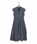 CELFORDセルフォード）の古着「サーキュラーエンブロイダリーワンピース」｜ネイビー