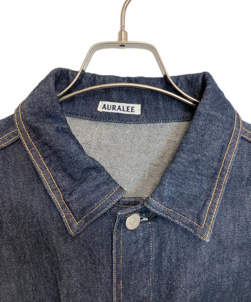 AURALEE（オーラリー）AURALEE (オーラリー) WASHED HARD TWIST DENIM BLOUZON インディゴ サイズ:5の古着・服飾アイテム