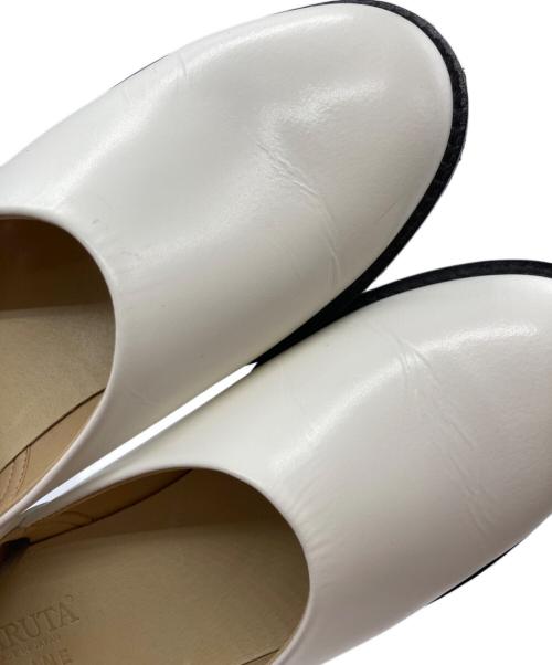 HARUTA（ハルタ）HARUTA (ハルタ) CLANE (クラネ) フラットシューズ ホワイト サイズ:37の古着・服飾アイテム