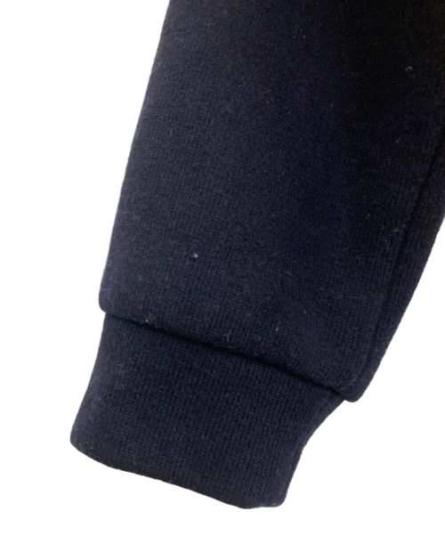 HERNO（ヘルノ）HERNO (ヘルノ) ライトダウン×ニット フーデッドブルゾン ネイビー サイズ:50の古着・服飾アイテム