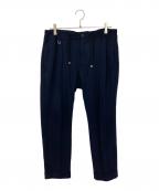 AOUREアウール）の古着「MALPENSAジャージーパンツ」｜ネイビー