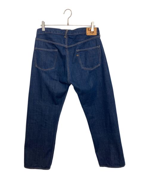 45R（フォーティファイブ・アール）45R (フォーティファイブ・アール) 藍染めの空比古比女デニムパンツ インディゴ サイズ:81cm(W32)の古着・服飾アイテム