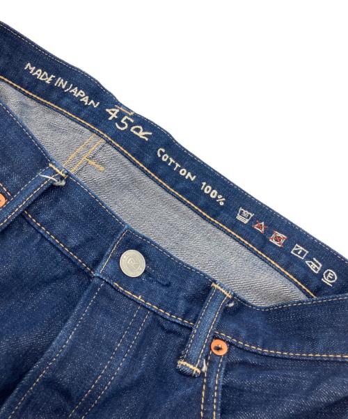 45R（フォーティファイブ・アール）45R (フォーティファイブ・アール) 藍染めの空比古比女デニムパンツ インディゴ サイズ:81cm(W32)の古着・服飾アイテム