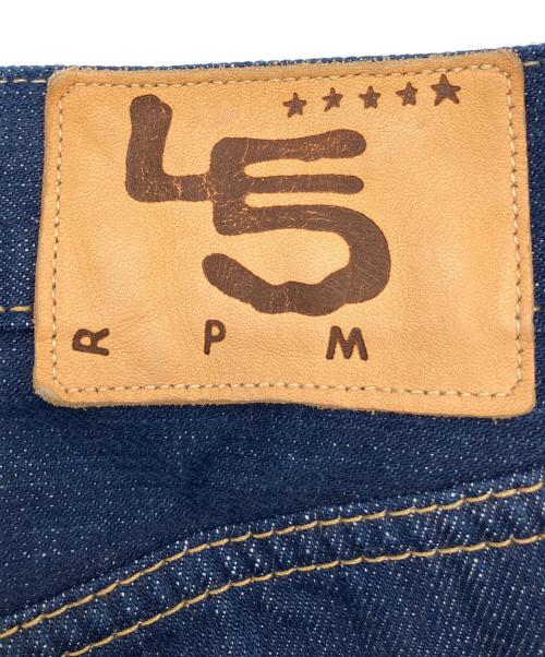 45R（フォーティファイブ・アール）45R (フォーティファイブ・アール) 藍染めの空比古比女デニムパンツ インディゴ サイズ:81cm(W32)の古着・服飾アイテム