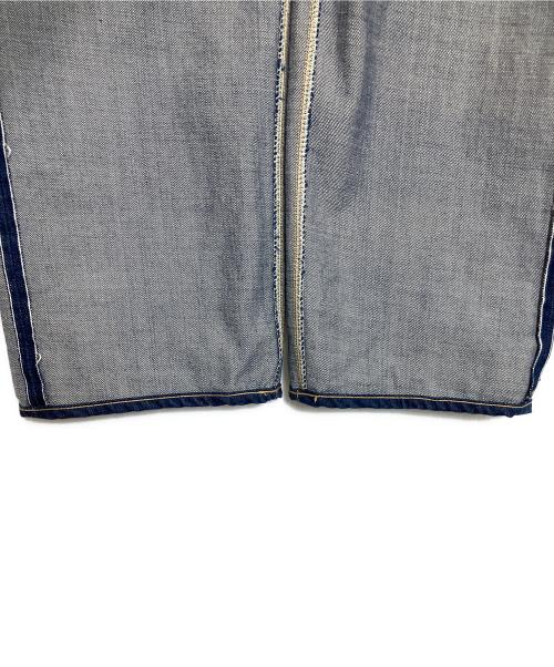 45R（フォーティファイブ・アール）45R (フォーティファイブ・アール) 藍染めの空比古比女デニムパンツ インディゴ サイズ:81cm(W32)の古着・服飾アイテム