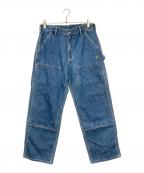 A BATHING APEア ベイシング エイプ）の古着「ペインターパンツ」｜インディゴ