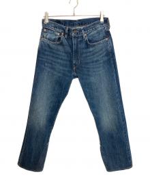 LEVI'S VINTAGE CLOTHING（リーバイス ビンテージ クロージング）の古着「復刻551ZXXダメージ加工デニムパンツ」｜インディゴ