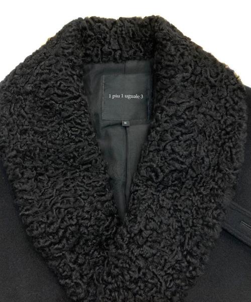 1piu1uguale3（ウノピュウノウグァーレトレ）1piu1uguale3 (ウノピュウノウグァーレトレ) SHAWL ROPE COAT　MRC068 ブラック サイズ:3の古着・服飾アイテム