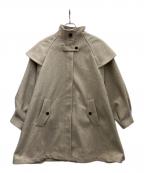 FREAK'S STOREフリークスストア）の古着「ウーリーケープスリーブショートコート」｜ベージュ