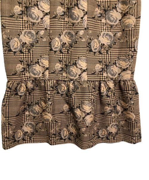 HER LIP TO（ハーリップトゥ）Her lip to (ハーリップトゥ) Roses Jacquard Midi Skirt ブラウン サイズ:Sの古着・服飾アイテム
