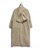 HER LIP TOハーリップトゥ）の古着「Faux Fur Reversible Coat」｜ベージュ