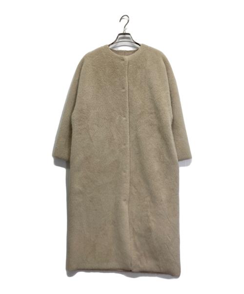 HER LIP TO（ハーリップトゥ）HER LIP TO (ハーリップトゥ) Faux Fur Reversible Coat ベージュ サイズ:Sの古着・服飾アイテム