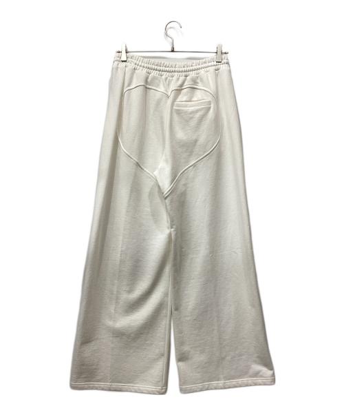 ANDMARY（アンドマリー）ANDMARY (アンドマリー) Heart hip sweat pants ホワイト サイズ:Fの古着・服飾アイテム