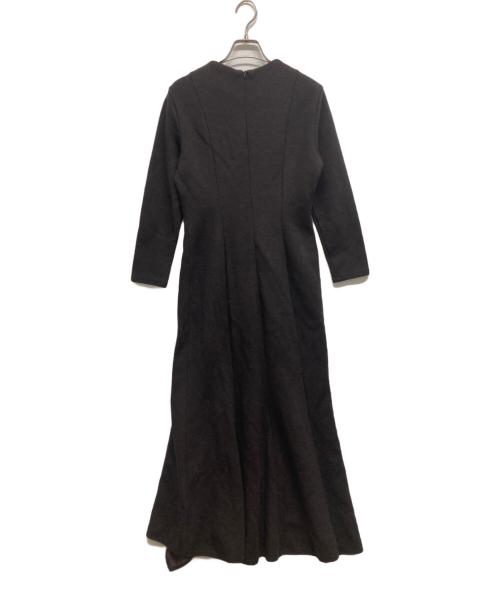L'Or（ロル）L'Or (ロル) 長袖ワンピース ダークブラウン サイズ:Mの古着・服飾アイテム
